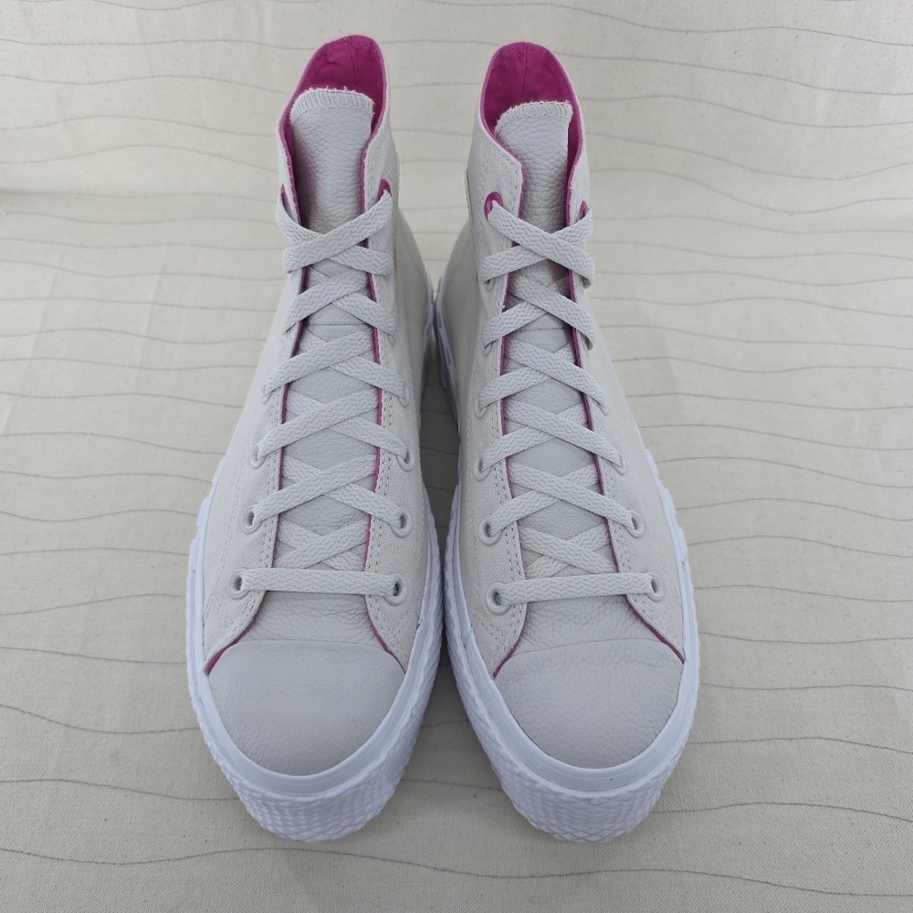 Converse Womens Chuck Taylor All Star Lift 2X Hi Putty Platform Shoes Size 9.5 - Picture 3 of 12